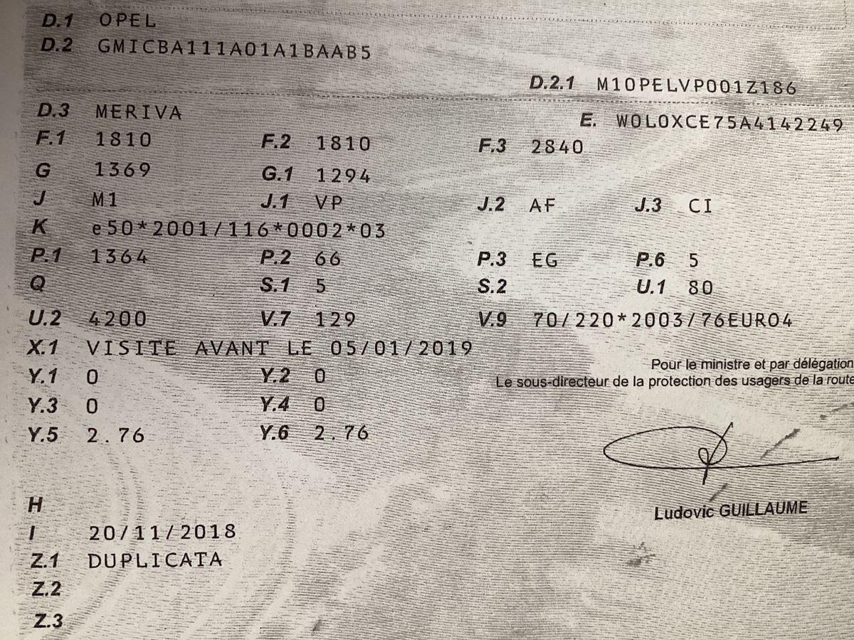 Opel Meriva 2010